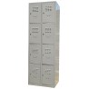 Vestiar metalic cusetat 2x4 cusete "MAXI",600x450x1800 mm