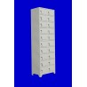 Vestiar cusetat 2x10 cu picioare, 600x360x1850  mm