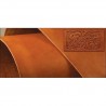 Piele tabacita vegetal si vopsita pentru sei, Tandy Leather