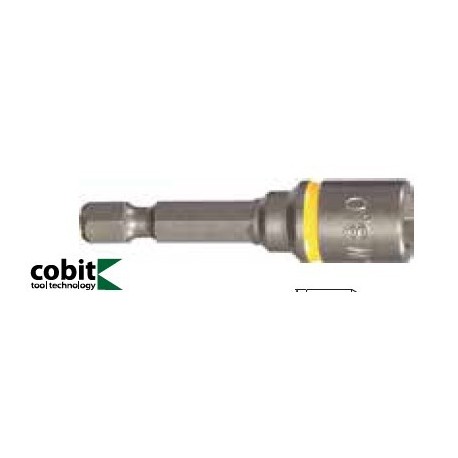 Bit tubular de IMPACT 50 mm cu magnet 1/4"   COBIT E 6,3