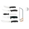 CM5 Set cutite de macelarit si fierastrau vanat/domestice Morakniv Suedia.