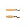 CS10 Set  2 cutite sculptura tip carlig, Morakniv Suedia.