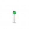 Biax sculptura lemn SABURR - Cap 3/8" forma sfera aspru