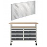 WB 12 Banc de lucru 1130x650x860 mm cu panou scule, Wolfcraft