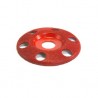 Disc sculptura lemn SABURR - 4" PLAT CU GAURI VENTILARE.