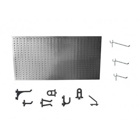 Panou perforat orizontal de 1000x500mm  din INOX