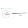 214.033.K Ac de trasat cu varf de carbura, 145 mm