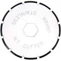 Set 2 lame cutter disc cu taiere perforata - Ø28mm, NT Cutter.
