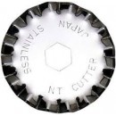 Set 2 lame cutter disc cu taiere ondulata - Ø28mm, NT Cutter.