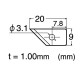 Set 10 lame speciale pt cuttere circulare HEAVY DUTY - NT Cutter .