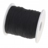 Ata 1mm neagra semicerata   pentru cusut piele manual sau la masina ITALIA