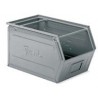 Cutie depozitare metalica, cu bare duble de transport, vopsita/zincata 520x300x300 mm