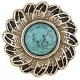 Ornament Turquoise Feather Tandy Leather SUA