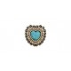 Ornament Turquoise Feather Tandy Leather SUA