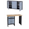 Combo banc de lucru profesional cu dulap suspendat,1200mm