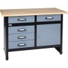 Banc de lucru 1200mm, cu 1 ușă și 5 sertare