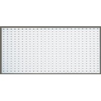 Panou perforat orizontal de 1000x500mm alb