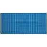 Panou perforat orizontal de 1000x500mm albastru