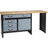 Banc de lucru  1700mm, cu 1 usa si 4 sertare