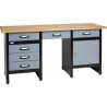 Banc de lucru 1700mm, cu 1 usa si 6 sertare