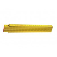 Metru lemn 2 m culoare galben, imbinari din otel