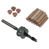 Set imbinare lemn cu dibluri Ø10 mm  Wolfcraft