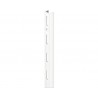 Sina simpla de perete Dolle Single Slot 495mm, alba, pentru rafturi modulare