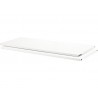 Polite metalice raft Dolle Steelboards 800x300 mm, albe, 2 bucati