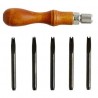 Set tesire margini piele 5 in 1, Tandy Leather