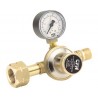 Regulator presiune butelie gaz 1-4 bari filet 3/8", cu manometru, pentru propan & butan
