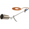 Arzator cu gaz  F10 Ø60mm, furtun 5m