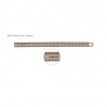 Rigla flexibila din INOX, 1000 x 24 x 0.5 mm