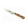 Cutit decojit fructe si legume, lungime 10cm, maner din lemn de maslin, Sabatier Authentique - Olive.