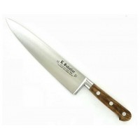 Cutit de gatit, lungime 25cm, maner din lemn de maslin, Sabatier Authentique - Olive.