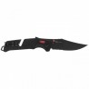 Briceag SOG - Trident AT - Negru & Rosu, Serrated