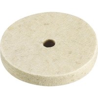 Disc lustruire/ceruire din pasla, Ø 75mm, ax Ø 10mm