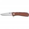 Briceag SOG - Twitch II - Drop Point, Satin, Maner din lemn