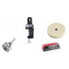 Set lustruire cu disc de bumbac