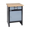 Banc de lucru 600mm, cu 1 usa si 2 sertare