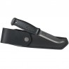 Cutit cu teaca piele Mora Garberg Carbon Black, pt camping/outdoor/vanatoare