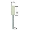 28802 Biax miniatura pentru slefuire din pasla , Proxxon