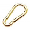 Carabinieră simplă Pösamo 100x10 mm, oțel zincat galben