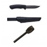 CBS52 Set cutit Bushcraft Black si amnar Morakniv.