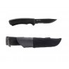 CBS122 Cutit bushcraft/camping/Bushcraft Black SRT cu teaca Tactical Black sistem Molle