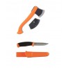 CBS24  Set topor si cutit companion portocaliu Morakniv Suedia
