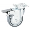Rola ghidare 75mm, placa total-stop, protectie la fire