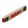 Metru pliabil lemn H 2/10, 2m,  SOLA