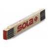 Metru pliabil lemn H 2.4/12, 2 m,   SOLA