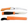 CBS138 Set Cutit Morakniv 2000, portocaliu Si Fierastrau pliabil bushcraft/camping Silky Gomboy curbat 210mm cu 8dinti/30mm