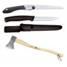 CBS161 Set Cuţit Mora Companion, Negru, Fierastrau Silky Pocketboy 170mm cu 10dinti/30mm si Bison 1250g